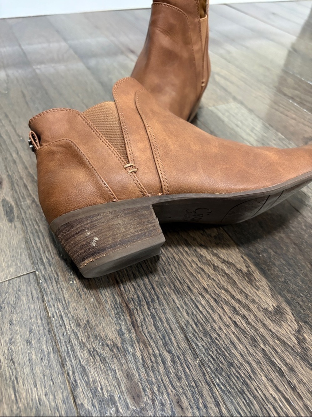 Circus by Sam Edelman Women's Tan Ankle Booties - Picture 7 of 10